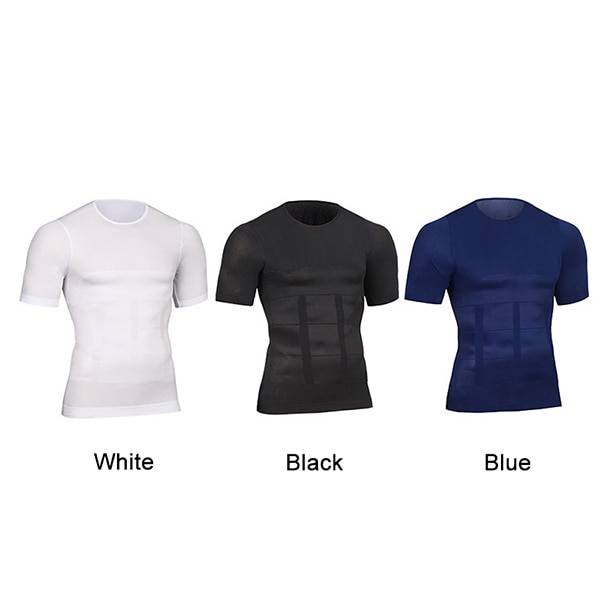 The Ultra-Durable Boby Toning Shirt Men Clothing Color : Black|White|Navy Blue The Ultra-Durable Boby Toning Shirt Men Clothing Color : Black|White|Navy Blue