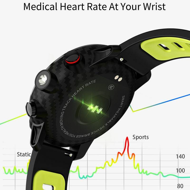 Sports Smart Watch With Heart Rate Monitor Sporting Goods Color : Black|Green|Red Sports Smart Watch With Heart Rate Monitor Sporting Goods Color : Black|Green|Red