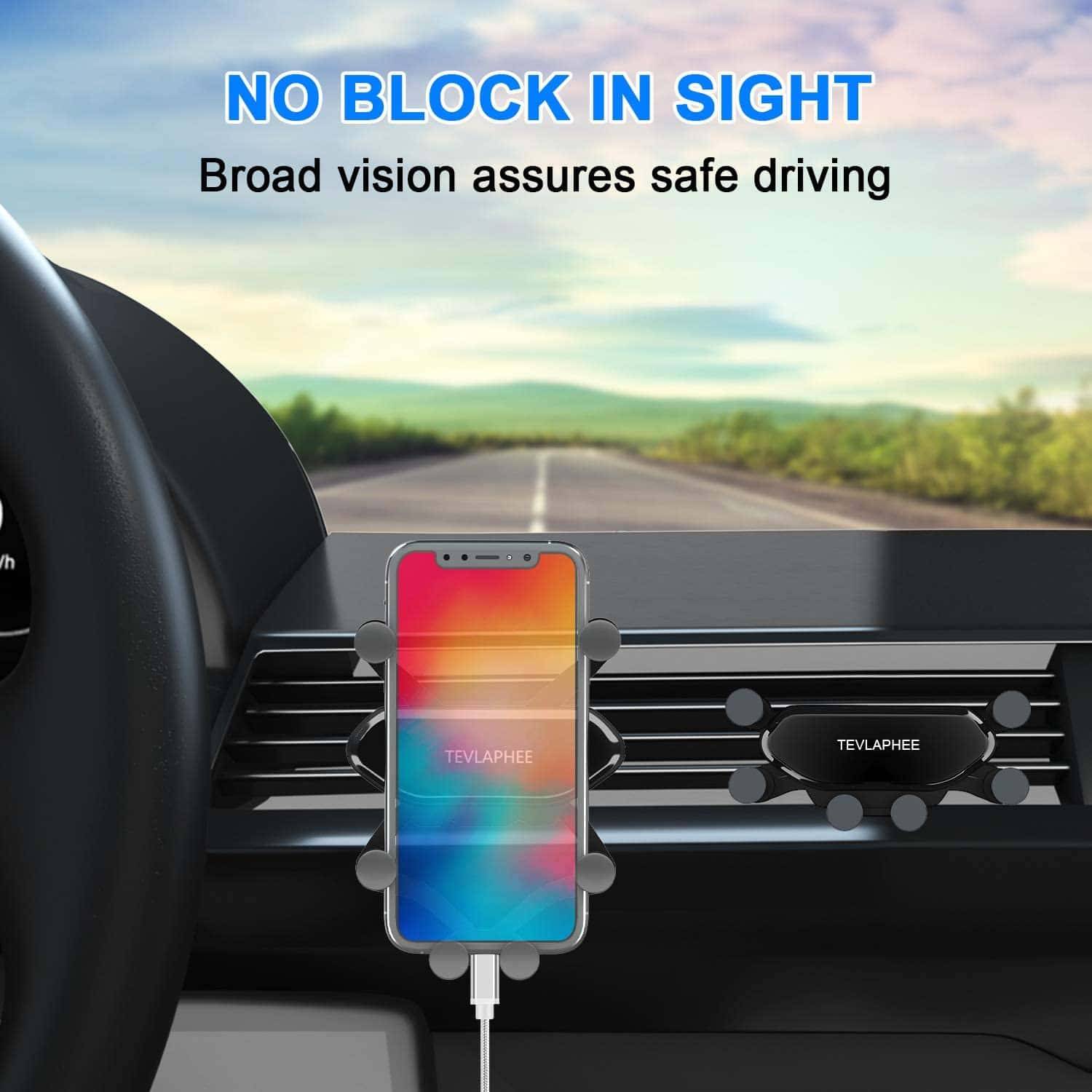 Car Gravity Phone Stand Phone Accessories Phone Stands Color : Black|Red|Silver Car Gravity Phone Stand Phone Accessories Phone Stands Color : Black|Red|Silver