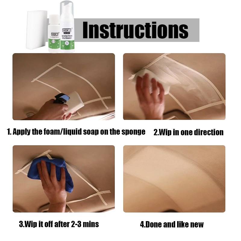 Car Seat Interior Cleaner Best Sellers Car Accessories Type : 20 ml|50 ml|Foam Car Seat Interior Cleaner Best Sellers Car Accessories Type : 20 ml|50 ml|Foam