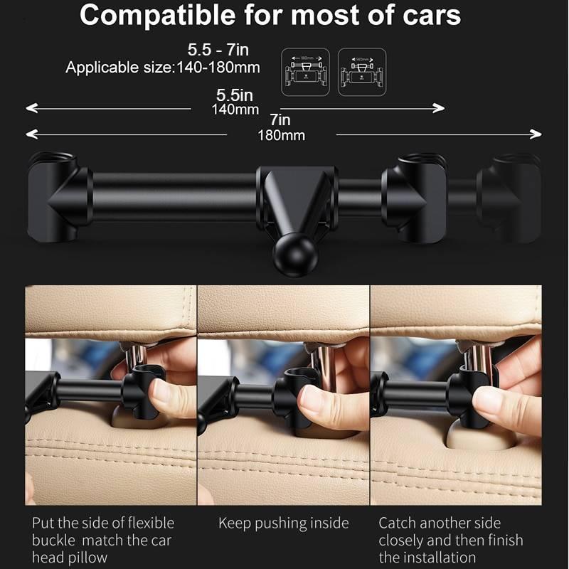 Car Tablet Holder Car Organizers Color : Black|Red Car Tablet Holder Car Organizers Color : Black|Red