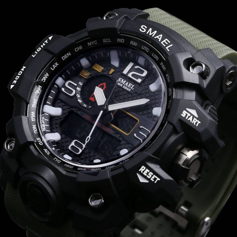 Rugged Sports Watches for Men with Digital and Analogue Display Color : Black|Khaki|Black Green|ArmyGreen|Orange|Camo Black|Black Blue|Gray Black|Red Blue|Blue|Black Golden|Black Silver|Camo Blue|Camo Red|Camo Black Orange|Camo ArmyGreen|Camo Khaki Rugged Sports Watches for Men with Digital and Analogue Display Color : Black|Khaki|Black Green|ArmyGreen|Orange|Camo Black|Black Blue|Gray Black|Red Blue|Blue|Black Golden|Black Silver|Camo Blue|Camo Red|Camo Black Orange|Camo ArmyGreen|Camo Khaki