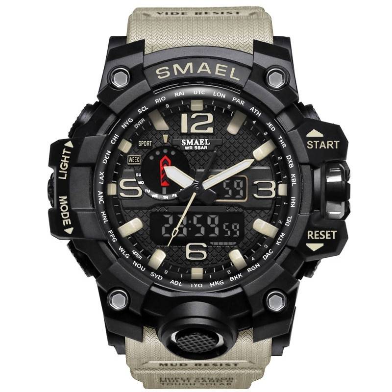Rugged Sports Watches for Men with Digital and Analogue Display Color : Black|Khaki|Black Green|ArmyGreen|Orange|Camo Black|Black Blue|Gray Black|Red Blue|Blue|Black Golden|Black Silver|Camo Blue|Camo Red|Camo Black Orange|Camo ArmyGreen|Camo Khaki Rugged Sports Watches for Men with Digital and Analogue Display Color : Black|Khaki|Black Green|ArmyGreen|Orange|Camo Black|Black Blue|Gray Black|Red Blue|Blue|Black Golden|Black Silver|Camo Blue|Camo Red|Camo Black Orange|Camo ArmyGreen|Camo Khaki