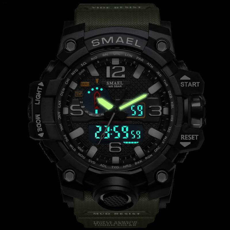 Rugged Sports Watches for Men with Digital and Analogue Display Color : Black|Khaki|Black Green|ArmyGreen|Orange|Camo Black|Black Blue|Gray Black|Red Blue|Blue|Black Golden|Black Silver|Camo Blue|Camo Red|Camo Black Orange|Camo ArmyGreen|Camo Khaki Rugged Sports Watches for Men with Digital and Analogue Display Color : Black|Khaki|Black Green|ArmyGreen|Orange|Camo Black|Black Blue|Gray Black|Red Blue|Blue|Black Golden|Black Silver|Camo Blue|Camo Red|Camo Black Orange|Camo ArmyGreen|Camo Khaki